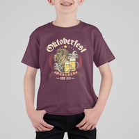 Oktoberfest Munchen T Shirt For Kid Munich Since 1810 Bavarian Lion and Beer - Wonder Print Shop