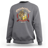 Oktoberfest Munchen Sweatshirt Munich Since 1810 Bavarian Lion and Beer - Wonder Print Shop