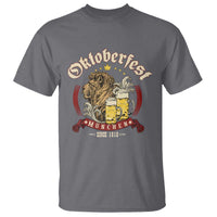Oktoberfest Munchen T Shirt Munich Since 1810 Bavarian Lion and Beer - Wonder Print Shop
