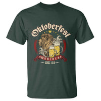 Oktoberfest Munchen T Shirt Munich Since 1810 Bavarian Lion and Beer - Wonder Print Shop