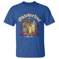 Oktoberfest Munchen T Shirt Munich Since 1810 Bavarian Lion and Beer - Wonder Print Shop