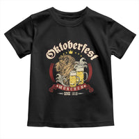 Oktoberfest Munchen Toddler T Shirt Munich Since 1810 Bavarian Lion and Beer - Wonder Print Shop