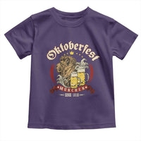 Oktoberfest Munchen Toddler T Shirt Munich Since 1810 Bavarian Lion and Beer - Wonder Print Shop