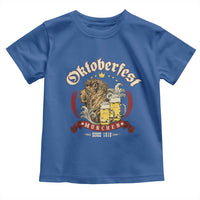 Oktoberfest Munchen Toddler T Shirt Munich Since 1810 Bavarian Lion and Beer - Wonder Print Shop