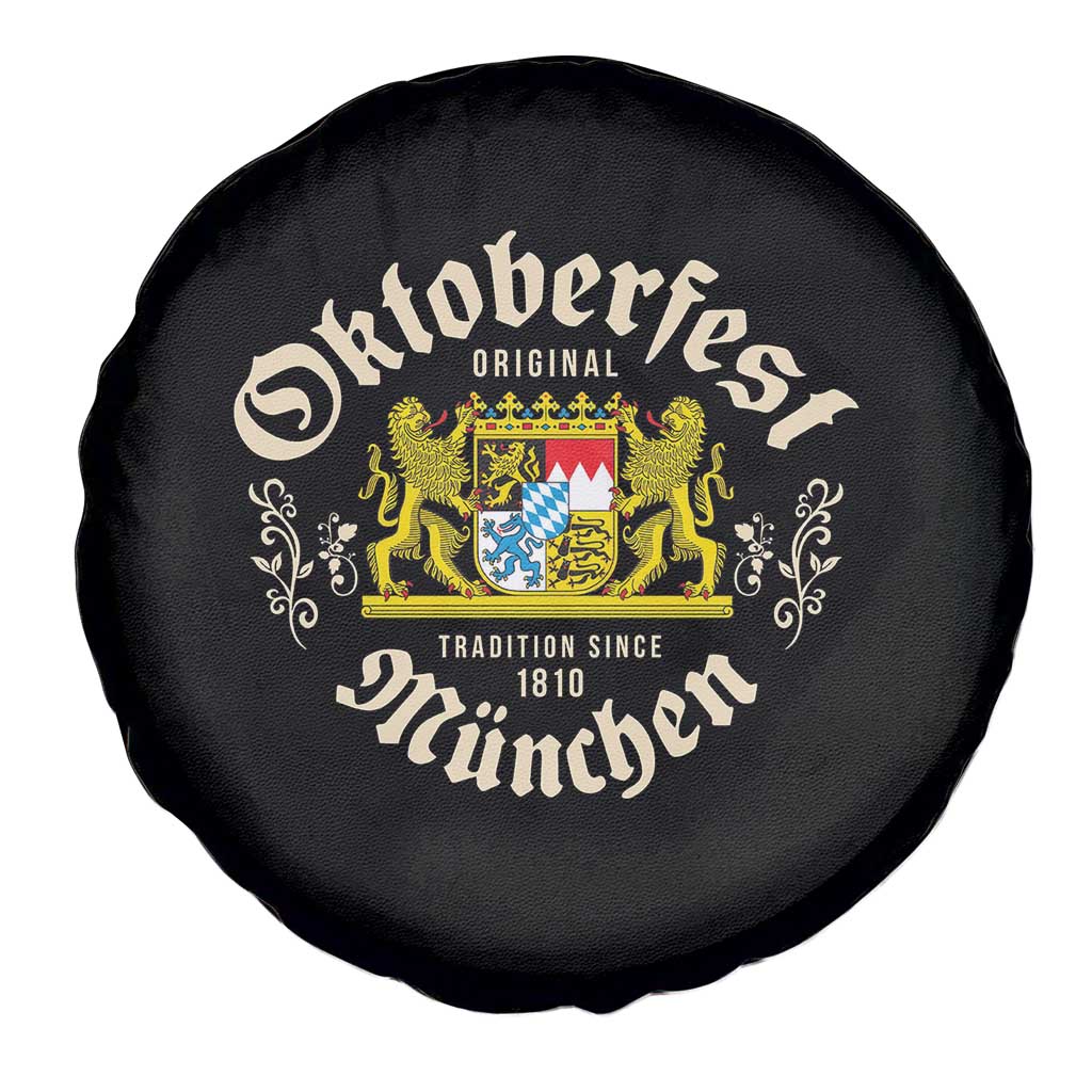 Oktoberfest Munchen Since 1810 Spare Tire Cover Original Tradition Bavarian Coat of Arms Heritage Festival - Wonder Print Shop