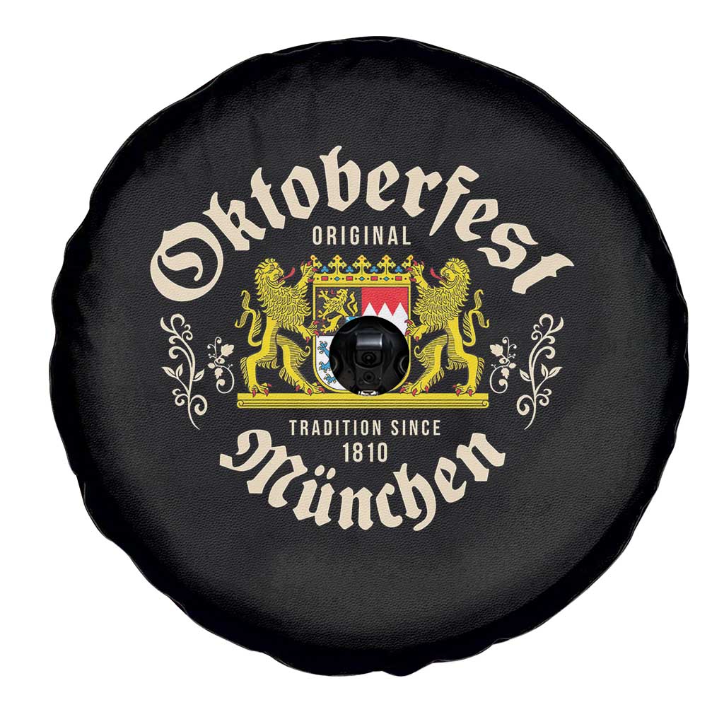 Oktoberfest Munchen Since 1810 Spare Tire Cover Original Tradition Bavarian Coat of Arms Heritage Festival - Wonder Print Shop