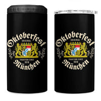 Oktoberfest Munchen Since 1810 4 in 1 Can Cooler Tumbler Original Tradition Bavarian Coat of Arms Heritage Festival - Wonder Print Shop