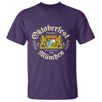 Oktoberfest Munchen Since 1810 T Shirt Original Tradition Bavarian Coat of Arms Heritage Festival - Wonder Print Shop