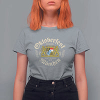 Oktoberfest Munchen Since 1810 T Shirt For Women Original Tradition Bavarian Coat of Arms Heritage Festival - Wonder Print Shop