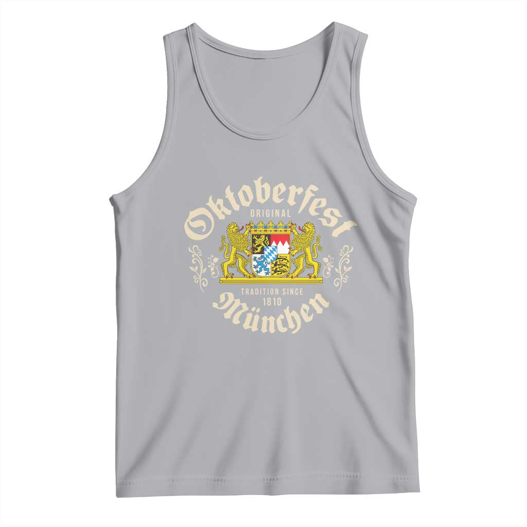 Oktoberfest Munchen Since 1810 Tank Top Original Tradition Bavarian Coat of Arms Heritage Festival - Wonder Print Shop