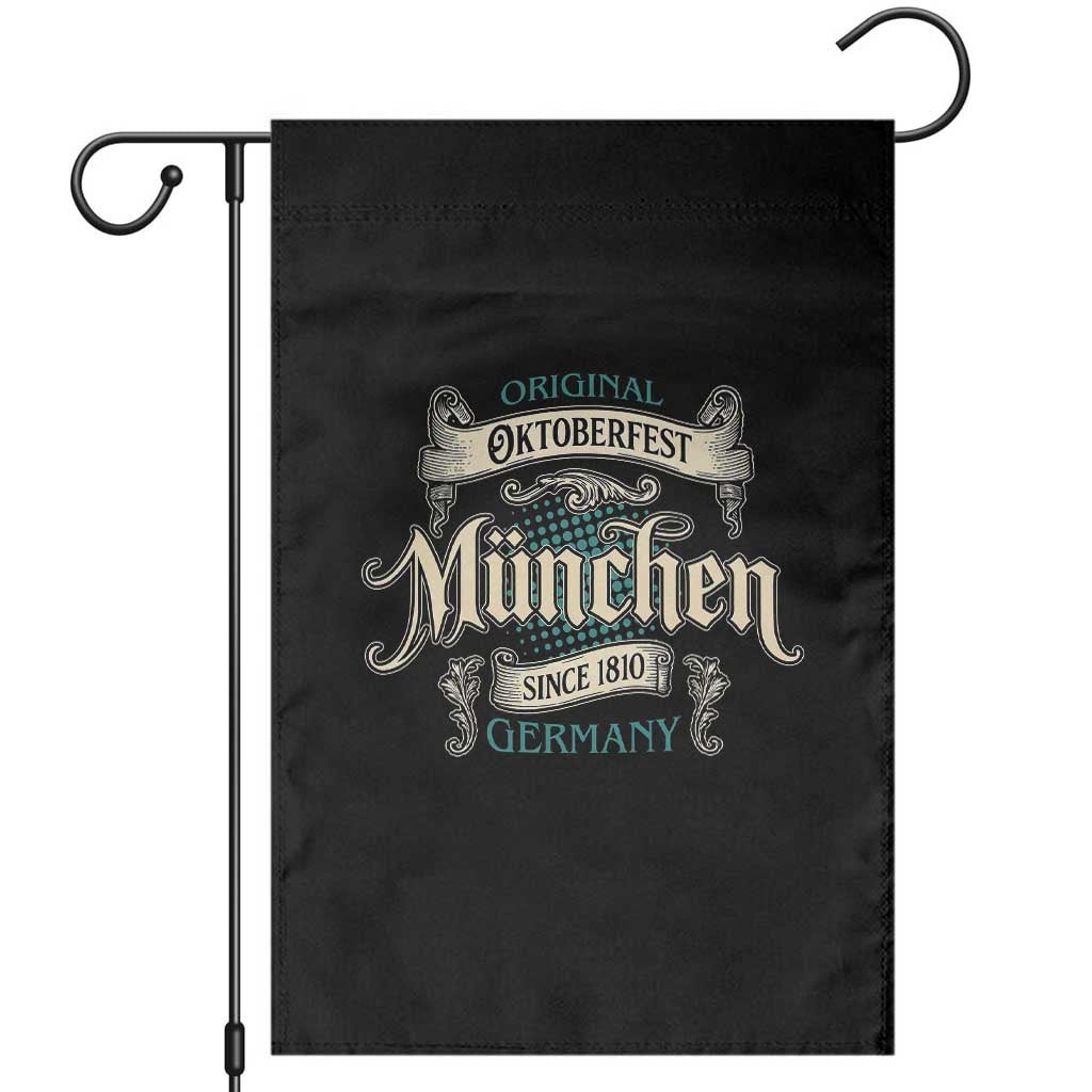 Original Oktoberfest Munchen Germany Garden Flag Vintage Bavarian Festival Since 1810 - Wonder Print Shop