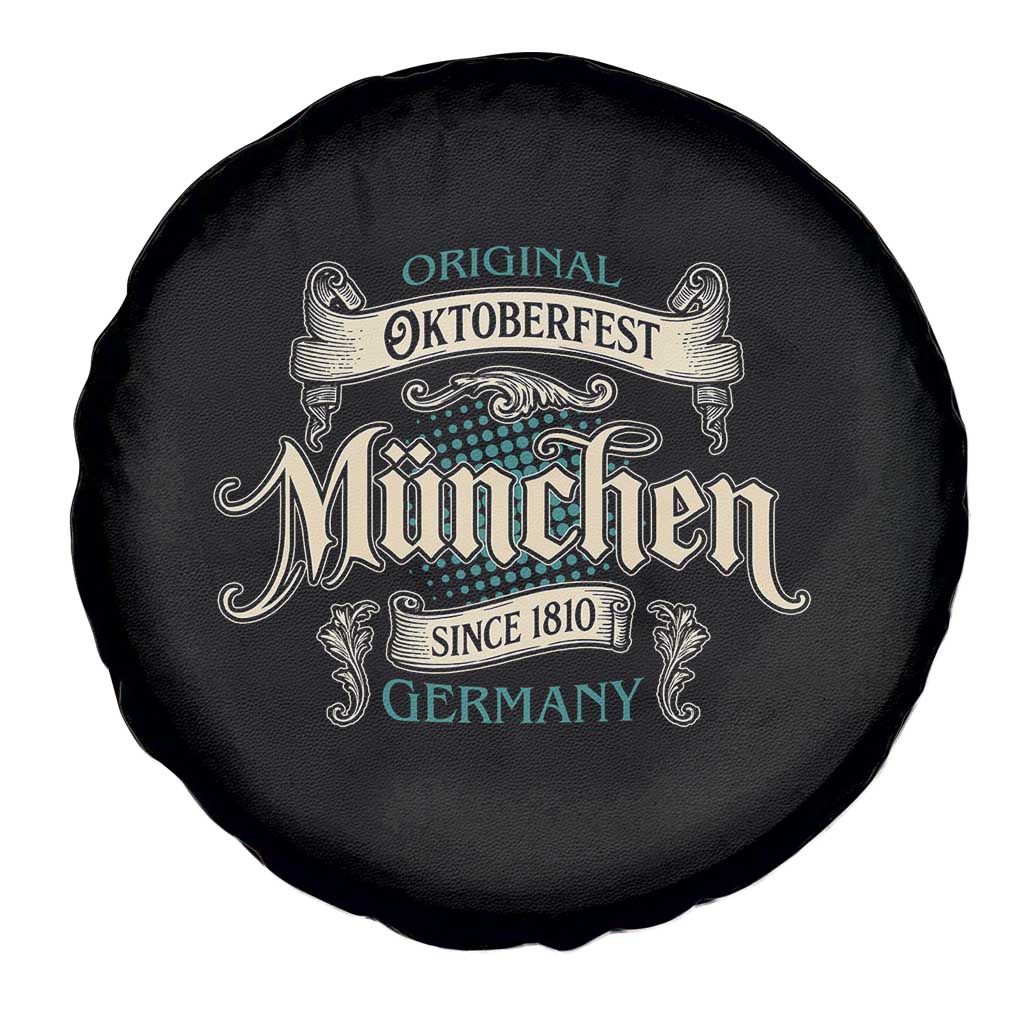 Original Oktoberfest Munchen Germany Spare Tire Cover Vintage Bavarian Festival Since 1810 - Wonder Print Shop