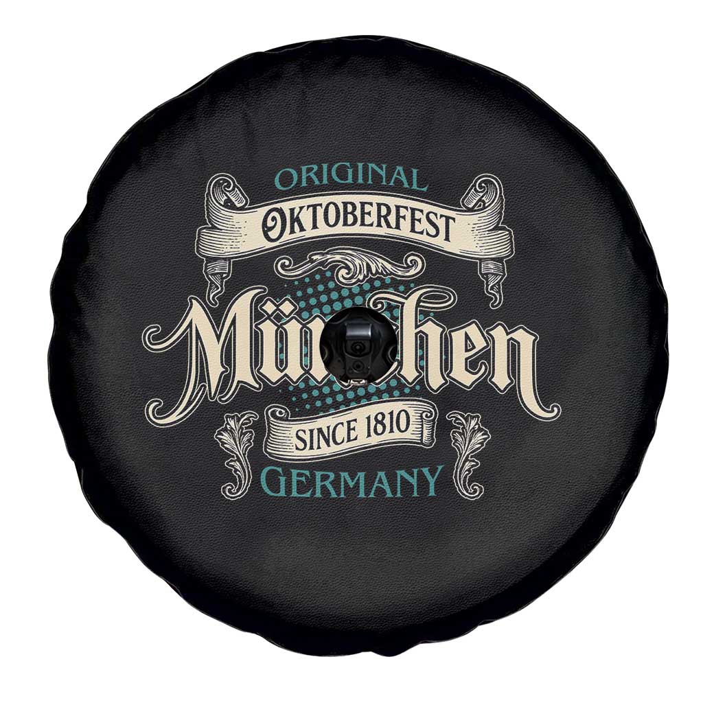 Original Oktoberfest Munchen Germany Spare Tire Cover Vintage Bavarian Festival Since 1810 - Wonder Print Shop