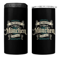 Original Oktoberfest Munchen Germany 4 in 1 Can Cooler Tumbler Vintage Bavarian Festival Since 1810 - Wonder Print Shop
