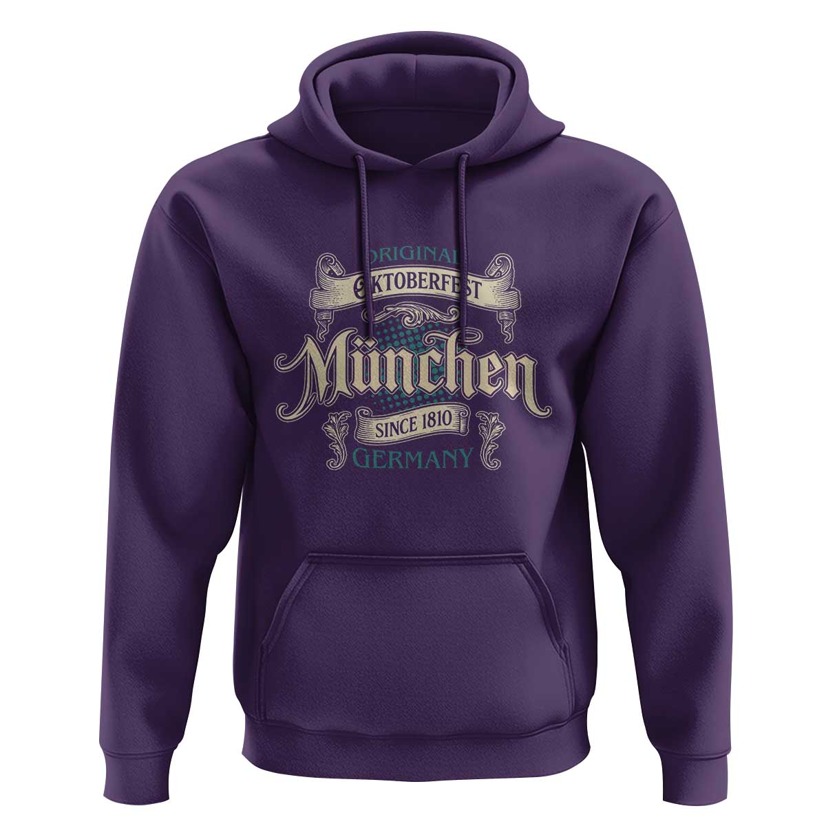 Original Oktoberfest Munchen Germany Hoodie Vintage Bavarian Festival Since 1810 - Wonder Print Shop