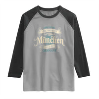 Original Oktoberfest Munchen Germany Raglan Shirt Vintage Bavarian Festival Since 1810 - Wonder Print Shop