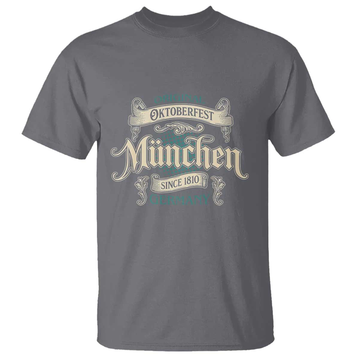 Original Oktoberfest Munchen Germany T Shirt Vintage Bavarian Festival Since 1810 - Wonder Print Shop