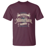Original Oktoberfest Munchen Germany T Shirt Vintage Bavarian Festival Since 1810 - Wonder Print Shop