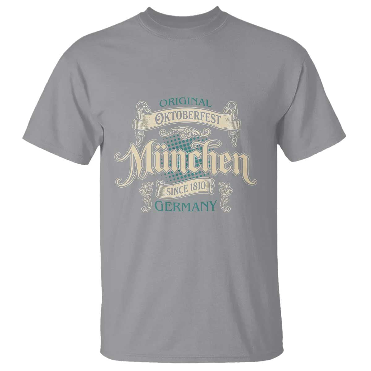 Original Oktoberfest Munchen Germany T Shirt Vintage Bavarian Festival Since 1810 - Wonder Print Shop