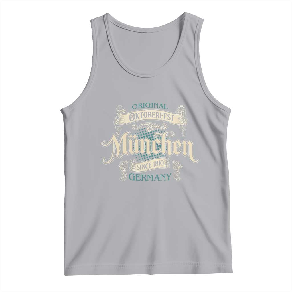 Original Oktoberfest Munchen Germany Tank Top Vintage Bavarian Festival Since 1810 - Wonder Print Shop