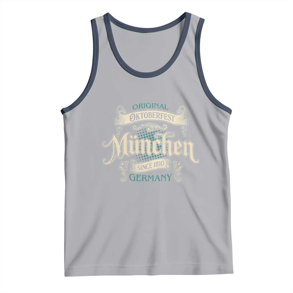 Original Oktoberfest Munchen Germany Tank Top Vintage Bavarian Festival Since 1810 - Wonder Print Shop