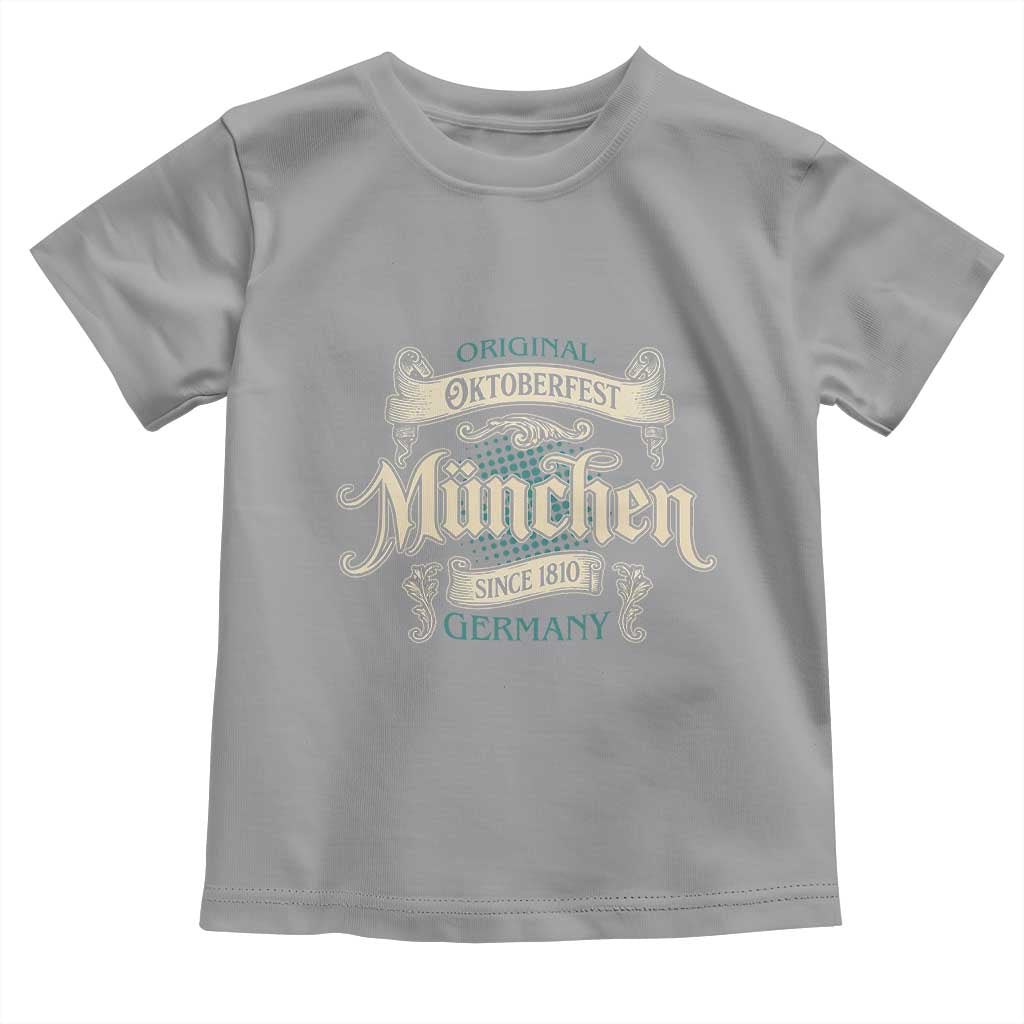 Original Oktoberfest Munchen Germany Toddler T Shirt Vintage Bavarian Festival Since 1810 - Wonder Print Shop