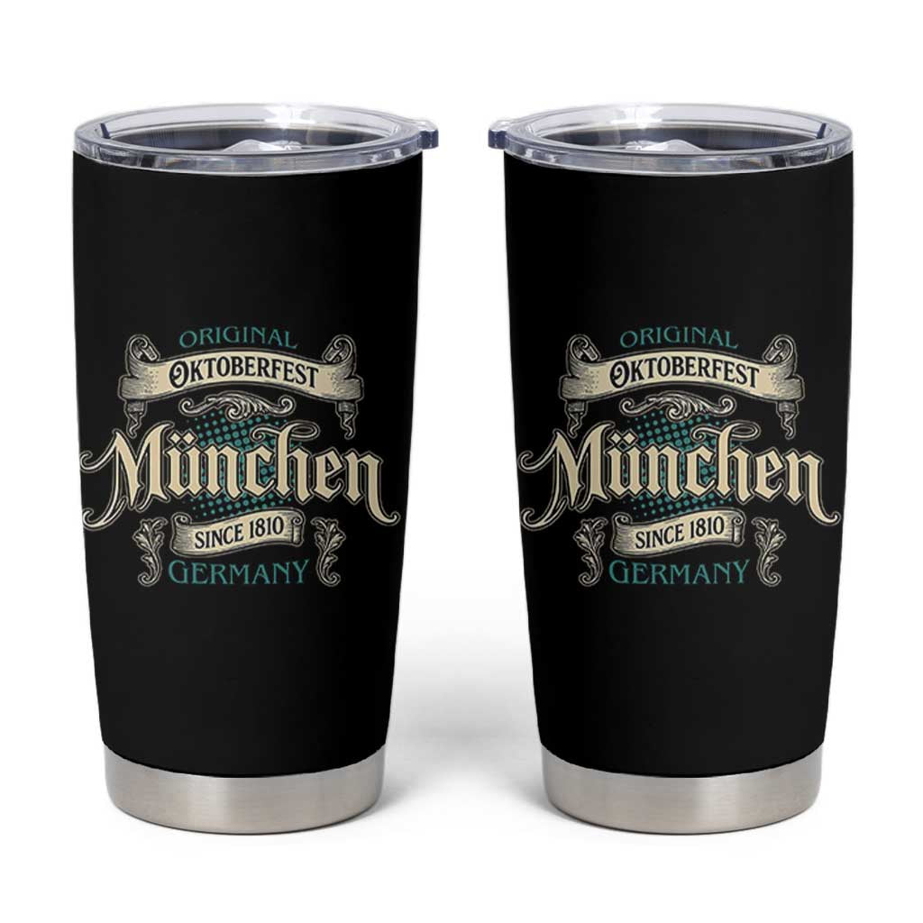 Original Oktoberfest Munchen Germany Tumbler Cup Vintage Bavarian Festival Since 1810 - Wonder Print Shop