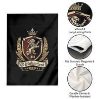 Oktoberfest Munchen Lion Crest Garden Flag Classic Bavarian Festival TS02
