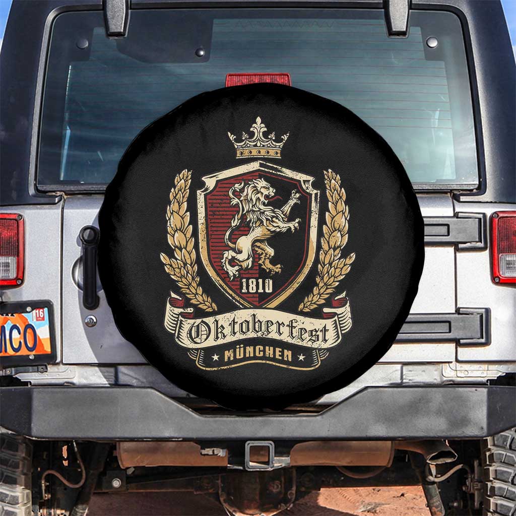 Oktoberfest Munchen Lion Crest Spare Tire Cover Classic Bavarian Festival TS02
