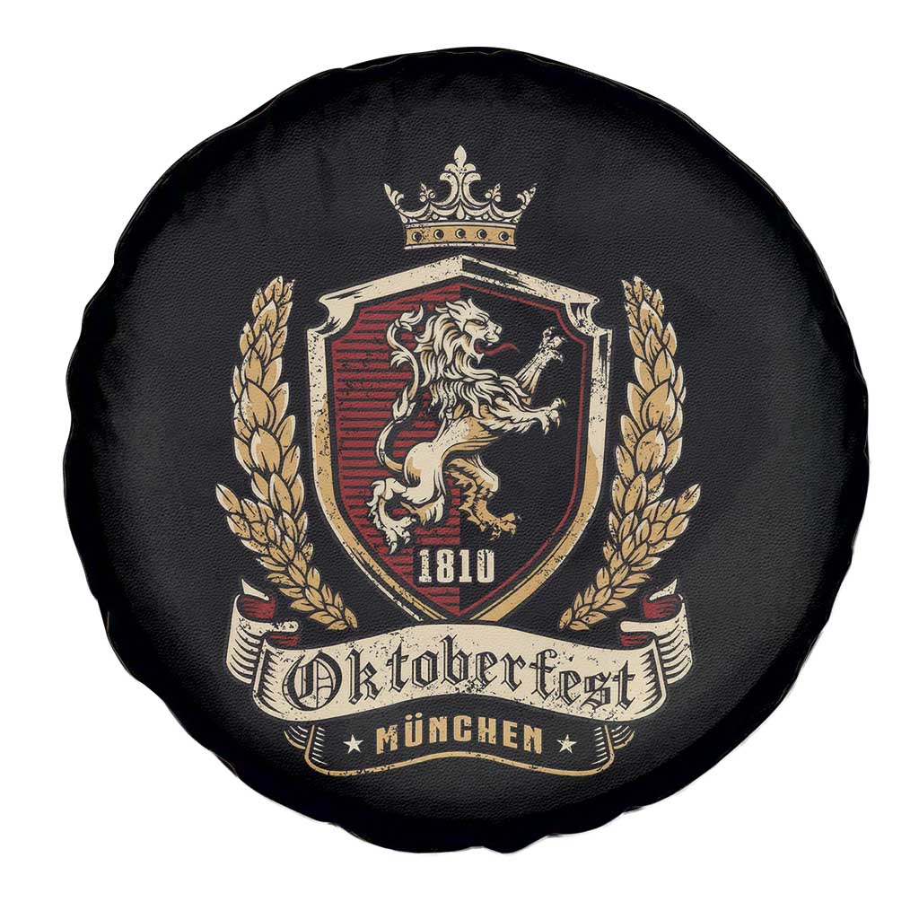 Oktoberfest Munchen Lion Crest Spare Tire Cover Classic Bavarian Festival TS02