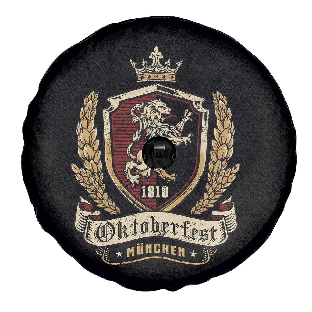 Oktoberfest Munchen Lion Crest Spare Tire Cover Classic Bavarian Festival TS02