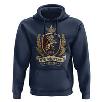 Oktoberfest Munchen Lion Crest Hoodie Classic Bavarian Festival - Wonder Print Shop
