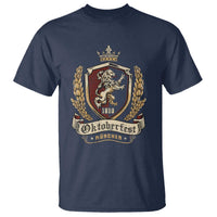 Oktoberfest Munchen Lion Crest T Shirt Classic Bavarian Festival TS02