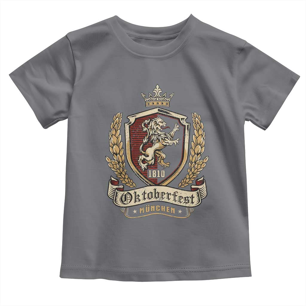 Oktoberfest Munchen Lion Crest Toddler T Shirt Classic Bavarian Festival TS02