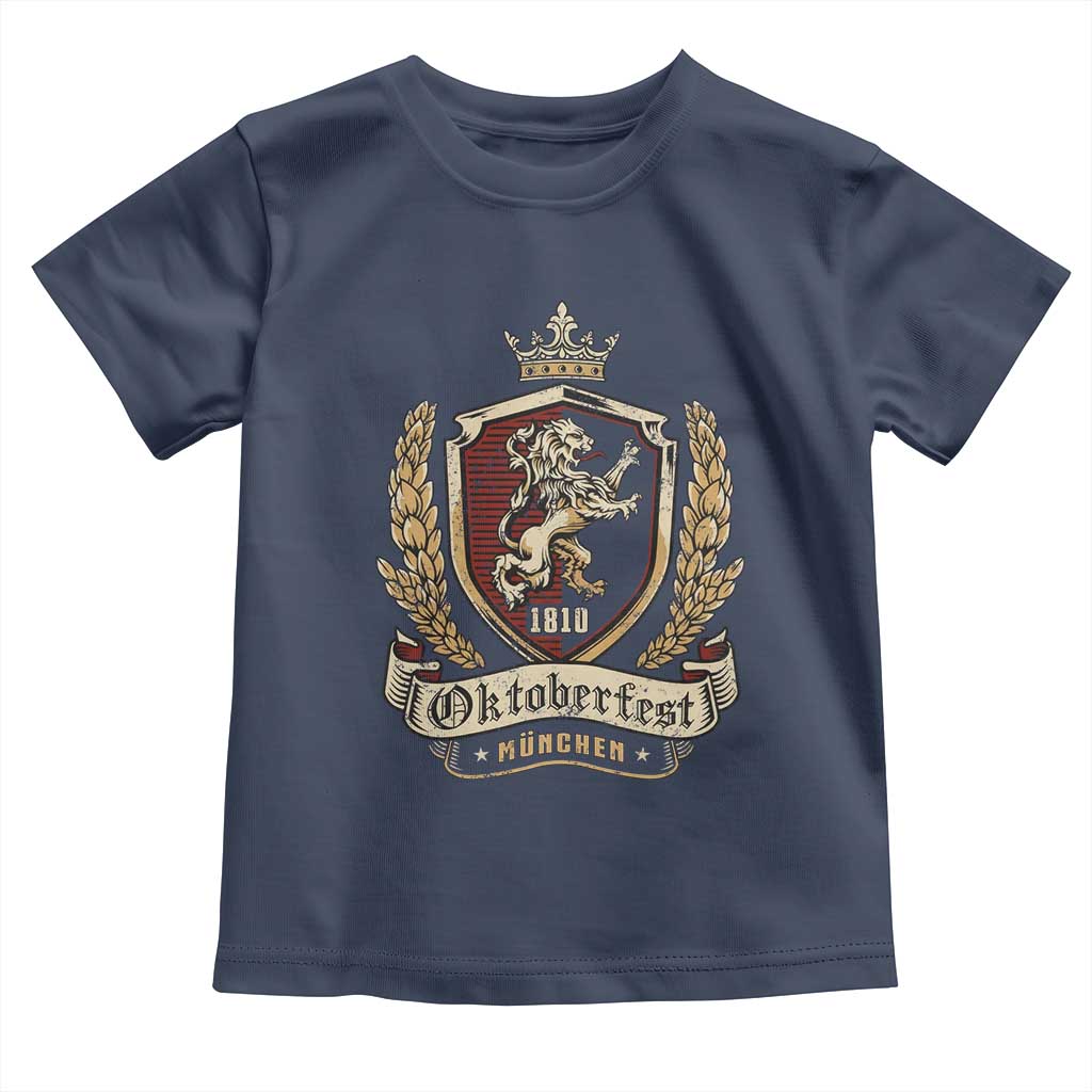 Oktoberfest Munchen Lion Crest Toddler T Shirt Classic Bavarian Festival TS02