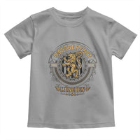 Oktoberfest Munchen Toddler T Shirt Munich Vintage Round Emblem with Bavarian Lion - Wonder Print Shop