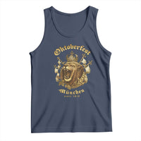 Oktoberfest Munchen Roaring Lion Tank Top Since 1810 Crown and Beer Weapon - Wonder Print Shop