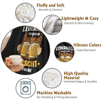 Funny Lederhosen Oktoberfest Beer Drinking Throw Blanket Lederhosn Vergessen Durscht Mitbracht - Wonder Print Shop