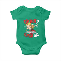 Funny Oktoberfest Dab Girl Baby Onesie Dirndl I Bin Nur Zum Feiern Da Party - Wonder Print Shop