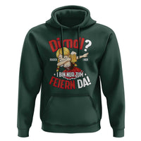 Funny Oktoberfest Dab Girl Hoodie Dirndl I Bin Nur Zum Feiern Da Party - Wonder Print Shop