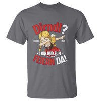 Funny Oktoberfest Dab Girl T Shirt Dirndl I Bin Nur Zum Feiern Da Party - Wonder Print Shop