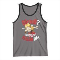 Funny Oktoberfest Dab Girl Tank Top Dirndl I Bin Nur Zum Feiern Da Party - Wonder Print Shop