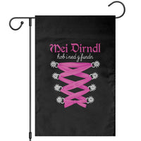 Funny Oktoberfest Corset in Pink Garden Flag I Have Not Found My Dirndl - Wonder Print Shop