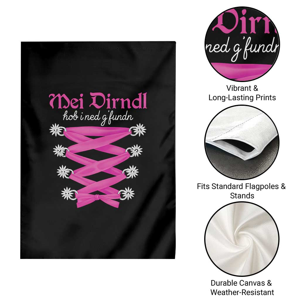 Funny Oktoberfest Corset in Pink Garden Flag I Have Not Found My Dirndl - Wonder Print Shop