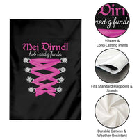 Funny Oktoberfest Corset in Pink Garden Flag I Have Not Found My Dirndl - Wonder Print Shop