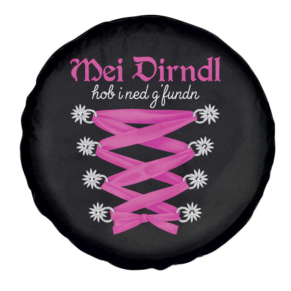 Funny Oktoberfest Corset in Pink Spare Tire Cover I Have Not Found My Dirndl - Wonder Print Shop