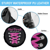Funny Oktoberfest Corset in Pink Spare Tire Cover I Have Not Found My Dirndl - Wonder Print Shop