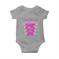 Funny Oktoberfest Corset in Pink Baby Onesie I Have Not Found My Dirndl - Wonder Print Shop