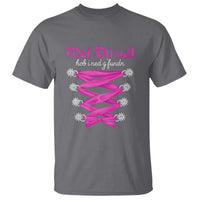 Funny Oktoberfest Corset in Pink T Shirt I Have Not Found My Dirndl - Wonder Print Shop