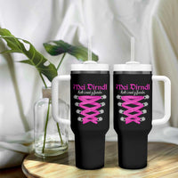 Funny Oktoberfest Corset in Pink Tumbler With Handle I Have Not Found My Dirndl - Wonder Print Shop